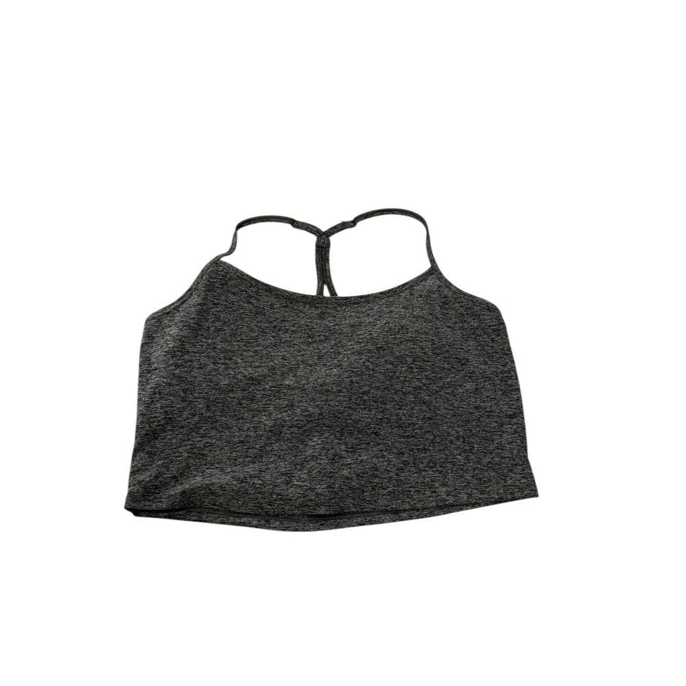 Calia Dark Heather Gray Grey Longline Sports Bra Womens Large